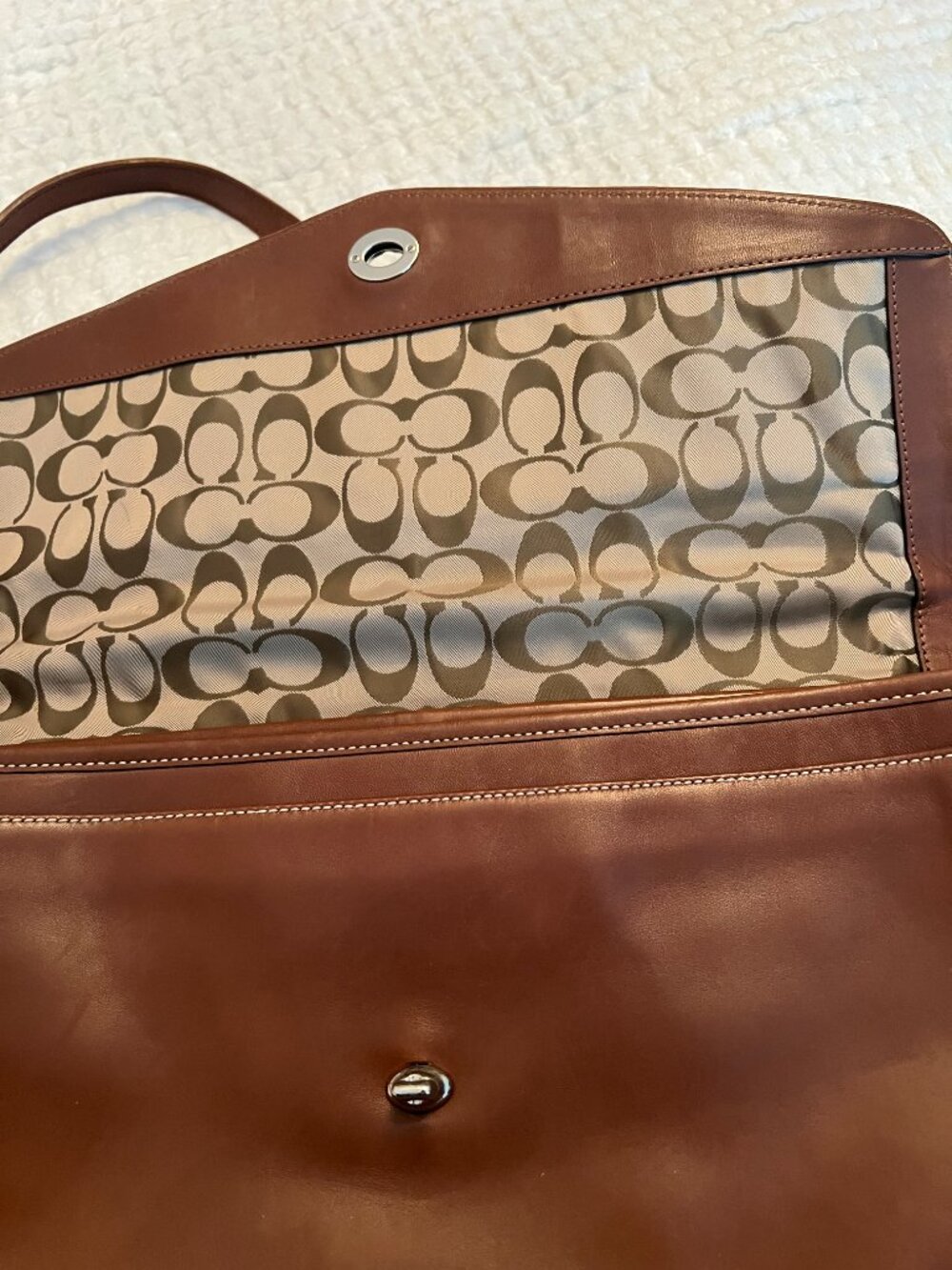 Vintage Coach Lexington Messenger Bag - British Tan - Picture 6 of 9